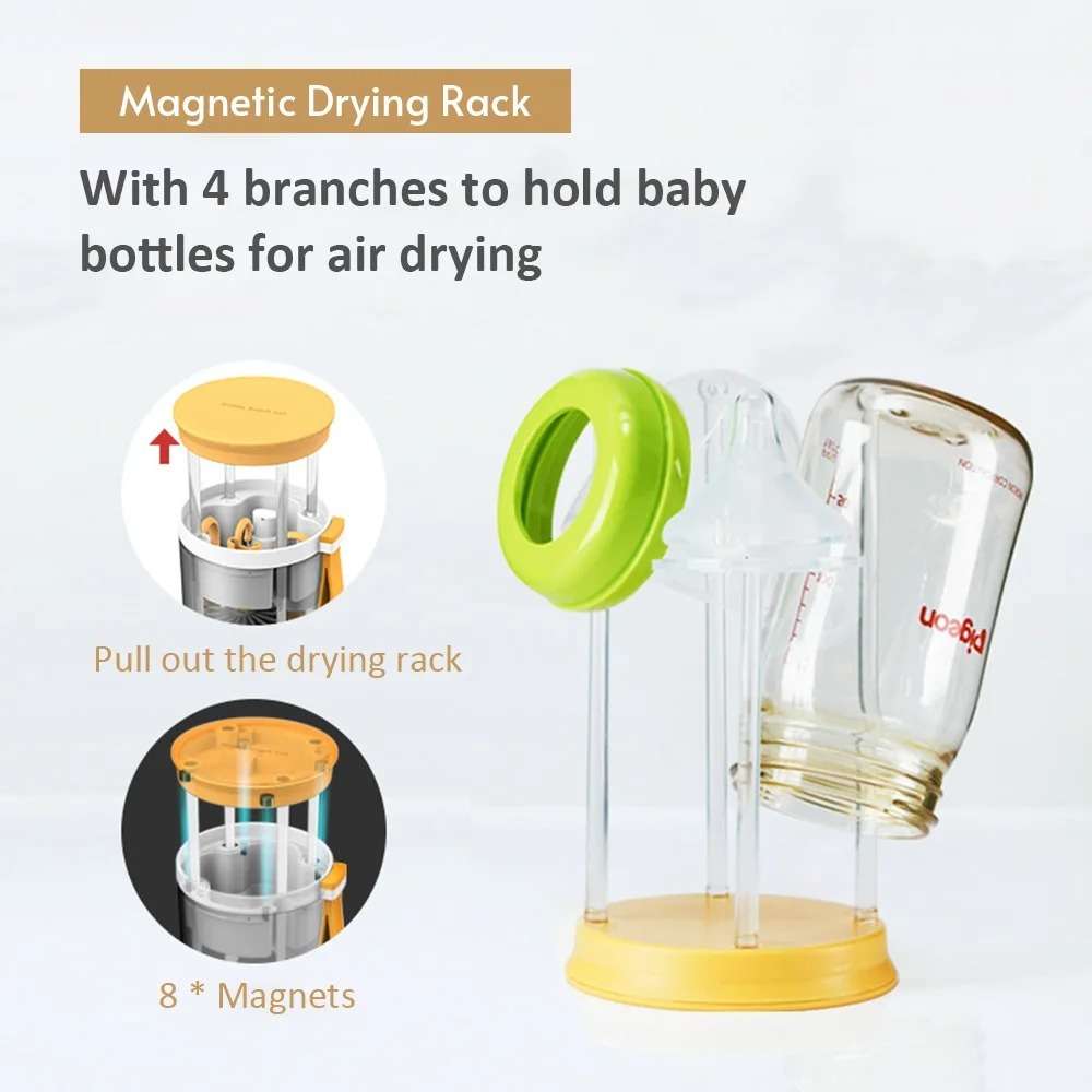 Portable Baby Bottle Brush Set Silicone - Image 6