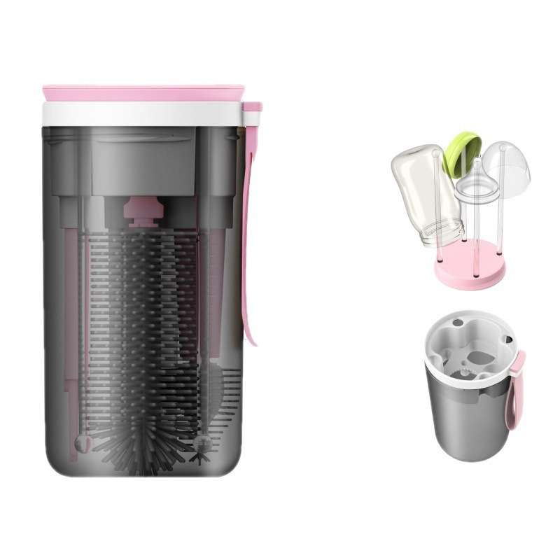 Portable Baby Bottle Brush Set Silicone - Image 2