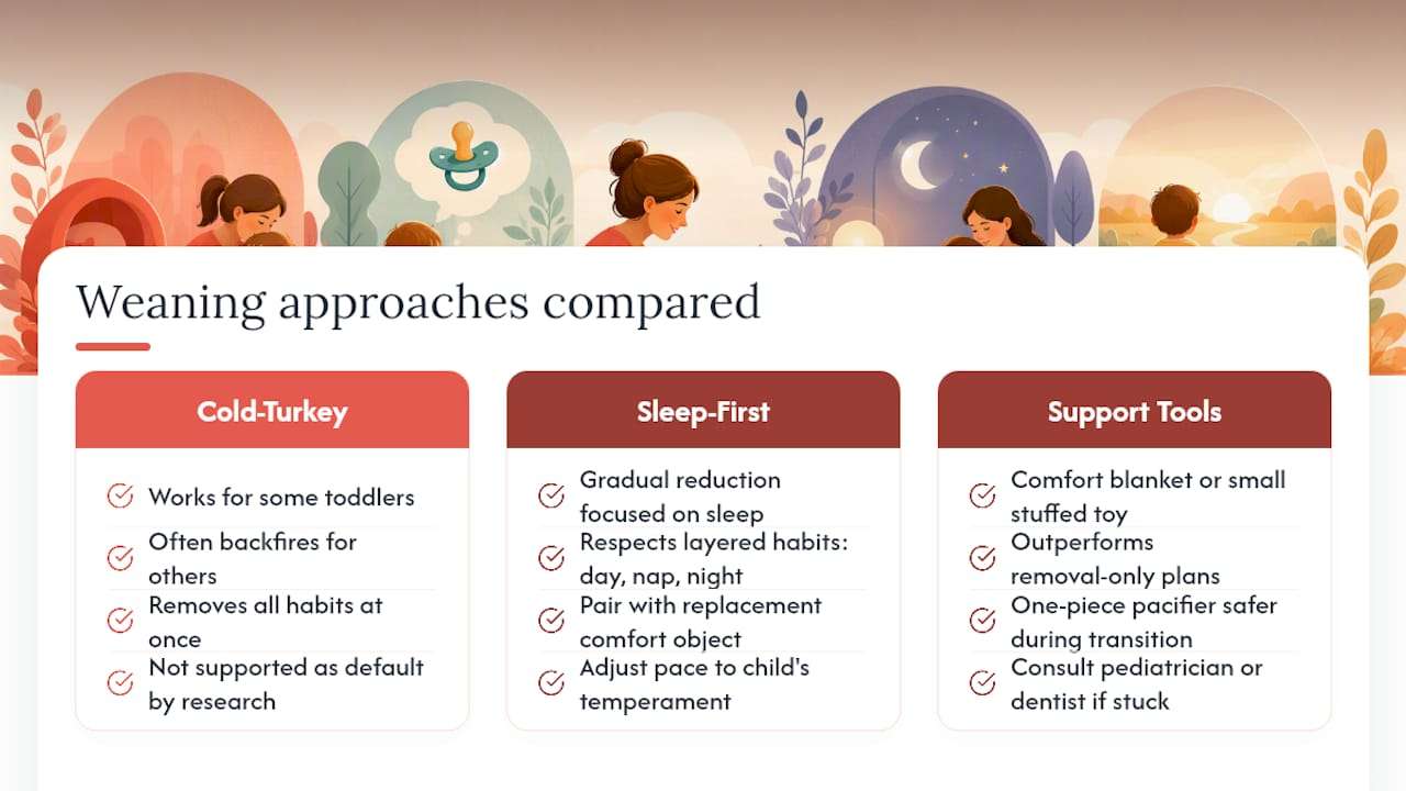 Our Take: Why Sleep-First Weaning Beats a Rigid Calendar — overview diagram
