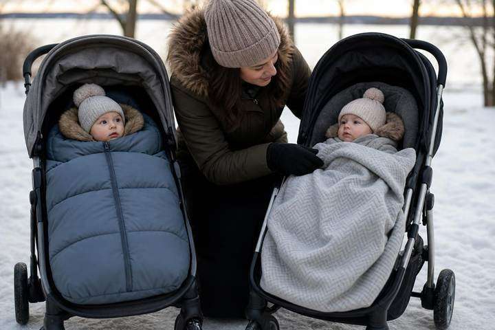 Stroller Sleeping Bag vs Blanket: Which Keeps Baby Warmer?